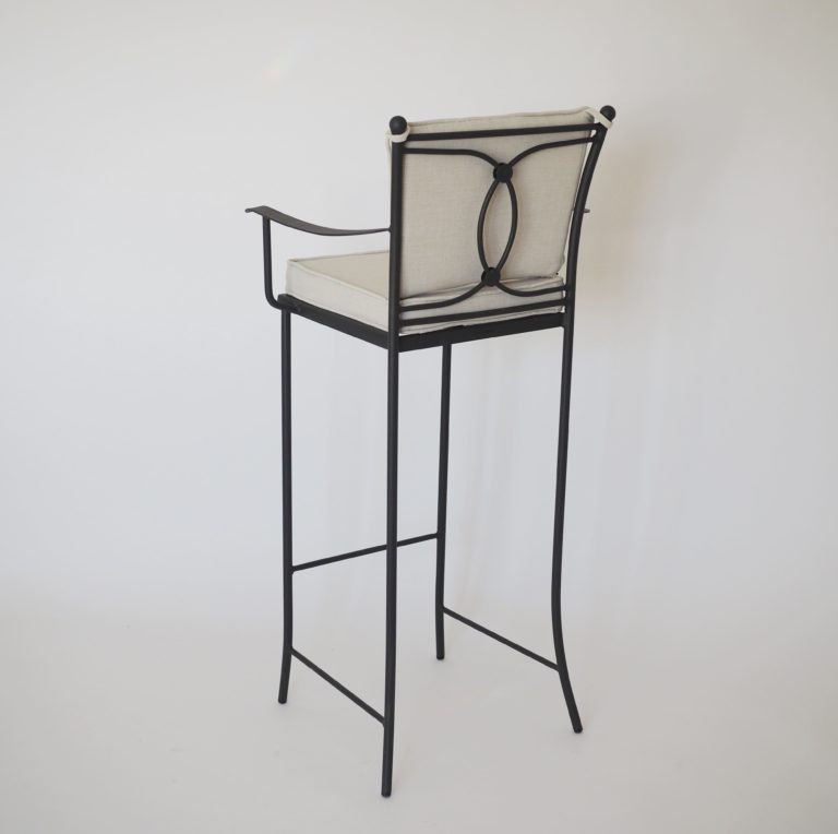 Taburete de forja Sotogrande para interior